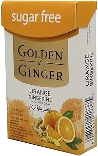 Golden Ginger Orange Flavor Ginger Tablets - No Sugar