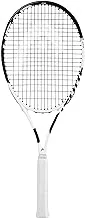 Head Metallix Attitude Pro White Tennis Racket - Pre-Strung Adult Tennis Racquet for Control and Maneuverability