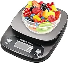 Arabest Digital Kitchen Scale - 5kg/0.1g High Accurate Precision Digital Scale with Peeling, Resetting and Other Functions, Food Scale for Coffee Making, Cooking, Weight Loss Baking