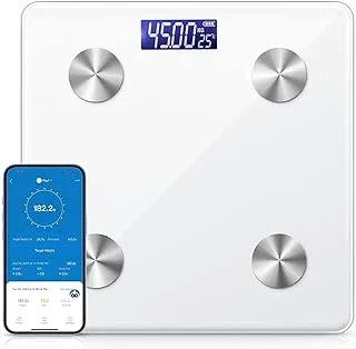 DIYANOO Smart Scale, Digital Bathroom Scale, Body Fat BMI Muscle Scale, Body Sync App with Bluetooth Body Composition Health Monitoring Analyzer