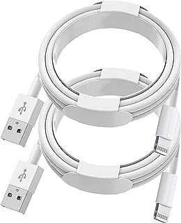 Apple MFi Certified iPhone Charger Cable 2Pack 3ft USB to Lightning Cord Fast Charging High Speed Data Sync USB Cable Compatible with iPhone iPad iPod AirPods
