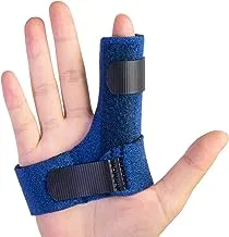 Sumifun Finger Brace for Right Hand, Index Middle Ring Pinky, Trigger Finger Splints for Arthritis Pain Tendon Injury, Broken Mallet Finger Stabilizer Supports for Dislocated Knuckle Immobilizer Wrap