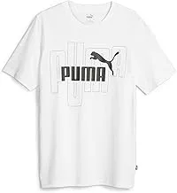 PUMA Graphics No. 1 Logo Tee t-Shirt, White, XXL