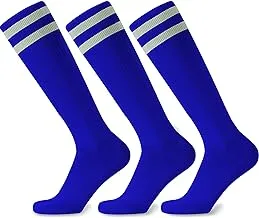 Kids Soccer Socks, SYOSI Long Football Socks Knee High Athletic Socks School Team Dance Sports Socks for 5-12 Youth Boys & Girls