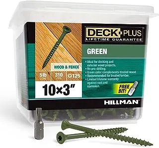 Deck Plus 48405 Wood Screws #10 x 3