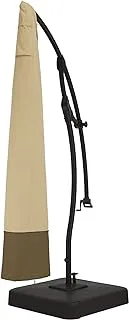 إكسسوارات كلاسيكية فيراندا مقاومة للماء بطول 13 قدم غطاء مظلة مظلة للفناء، أغطية أثاث الفناء، حصاة/لحاء/أرض