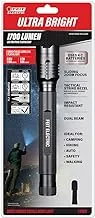 Feit Electric FL1700 Ultra Bright 1700/600 Lumens 4-Cell C, Zoomable Strike Bezel LED Tactical Flashlight, 9.76