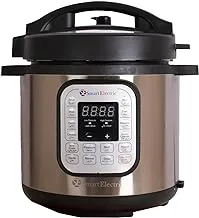 Smart Electric 6L pressure cooker 13 menu function progarms, Stainless Steel, 1,000 W, High Quality with 2 Years Warraanty Model No SME6EPC