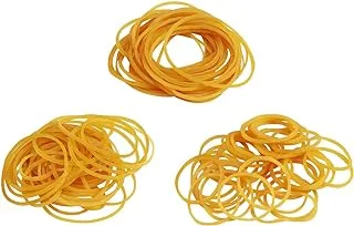 Lawazim Rubber Band Set -25 38 50mm- Reusable Assorted Elastic Stretch Bands with Strong Grip for Office Home and School Supplies - for Crafting Packaging and Accessories and Stationery Organization