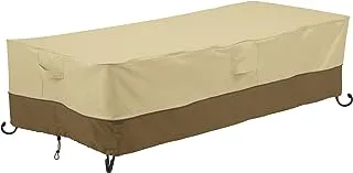 Classic Accessories Veranda Water-Resistant 60 Inch Rectangular Fire Pit Table Cover