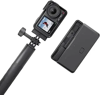 DJI Osmo Action 4 Adventure Combo - 4K/120fps Waterproof Camera with a 1/1.3-Inch Sensor, 10-bit & D-Log M Color Performance, 155º Ultra-Wide FOV, Over 7.5 h with 3 Extra Batteries for Vlogging