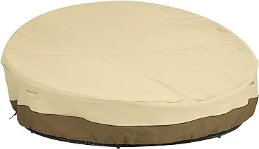 Classic Accessories Veranda Water-Resistant 90 Inch Round Patio Daybed Cover