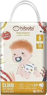 Hibobi Airthin Diapers, Size 6(XXL), 16+kg, 46 Diapers