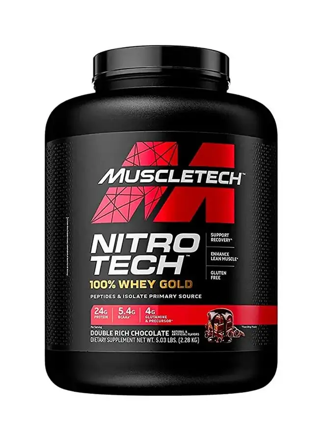 MuscleTech Nitro Tech Whey Gold Double Rich Chocolate 5.03Lb