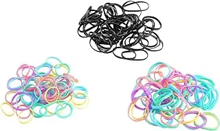 Lawazim Colorful Rubber Band Set | General Purpose Elastic Stretchable Bands Sturdy Rubber Bands for Home, Office, School, Stationery Supplies