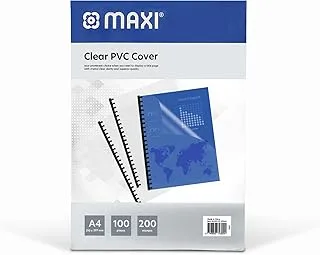 Maxi Clear Binding Cover A4 200 Micron pack of 100pcs