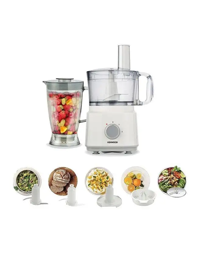 KENWOOD Food Processor With 8 processing tools 2 L 750 W OWFDP03.C2WH White