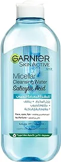 Garnier Skinactive Micellar Cleansing Water, For Acne Prone Skin, with Salicylic Acid, 400ml