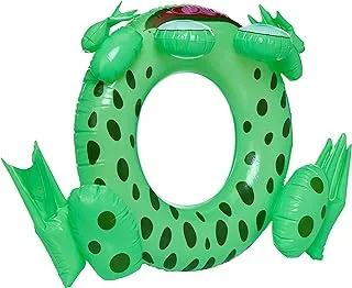 بيست واي حلقات سباحة على شكل حيوان باللون الأخضر