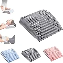 Xspring Neck and Back Stretcher, Back Stretcher Neck Cracker for Lumbar Support, Spinal Stenosis Posture Corrector for Lower Back Pain Relief, Herniated Disc, Sciatica Pain Relief (Gray)