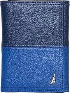 Nautica mens Trifold Leather Wallet Wallet