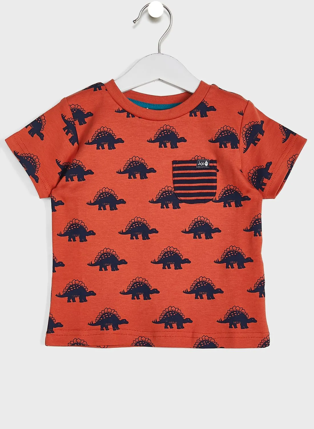 JoJo Maman Bebe Kids Stegosuars Print T-Shirt