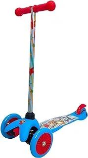Mascube 142715 Tom and Jerry 3 Wheels Scooter for Kids, Blue/Red