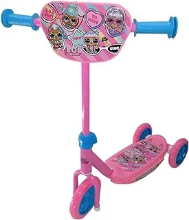 Mascube L.O.L 3 Wheels Scooter for Kids, Blue/Pink