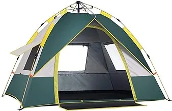 Advance Automatic Camping Tent, 4 Person, Lightweight, Waterproof Camping Hiking Tent, Automatic Camp Tent Outdoor, Easy Setup, Pop up Tent Desert Camping with Removable Rainfly and Carry Bag