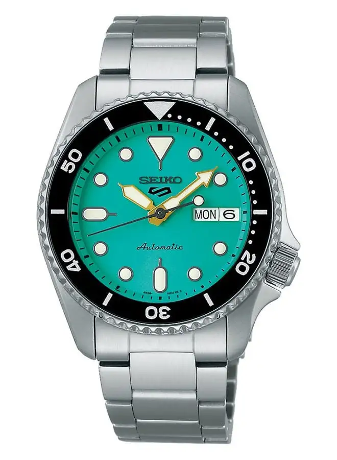 Seiko Men Analog Round Shape Stainless Steel Wrist Watch SRPK33K1 - 38 Millimeter