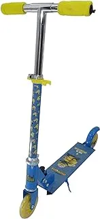 Mascube Minions 2 Wheels Scooter for Kids, Blue/Yellow