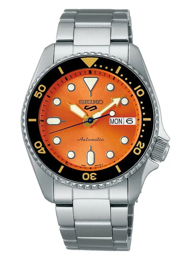 Seiko Men Analog Round Shape stainless steel Wrist Watch SRPK35K1 - 38 Millimeter