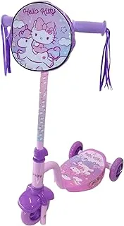 Mascube Hello Kitty Three Wheels Scooter for Kids, Purple