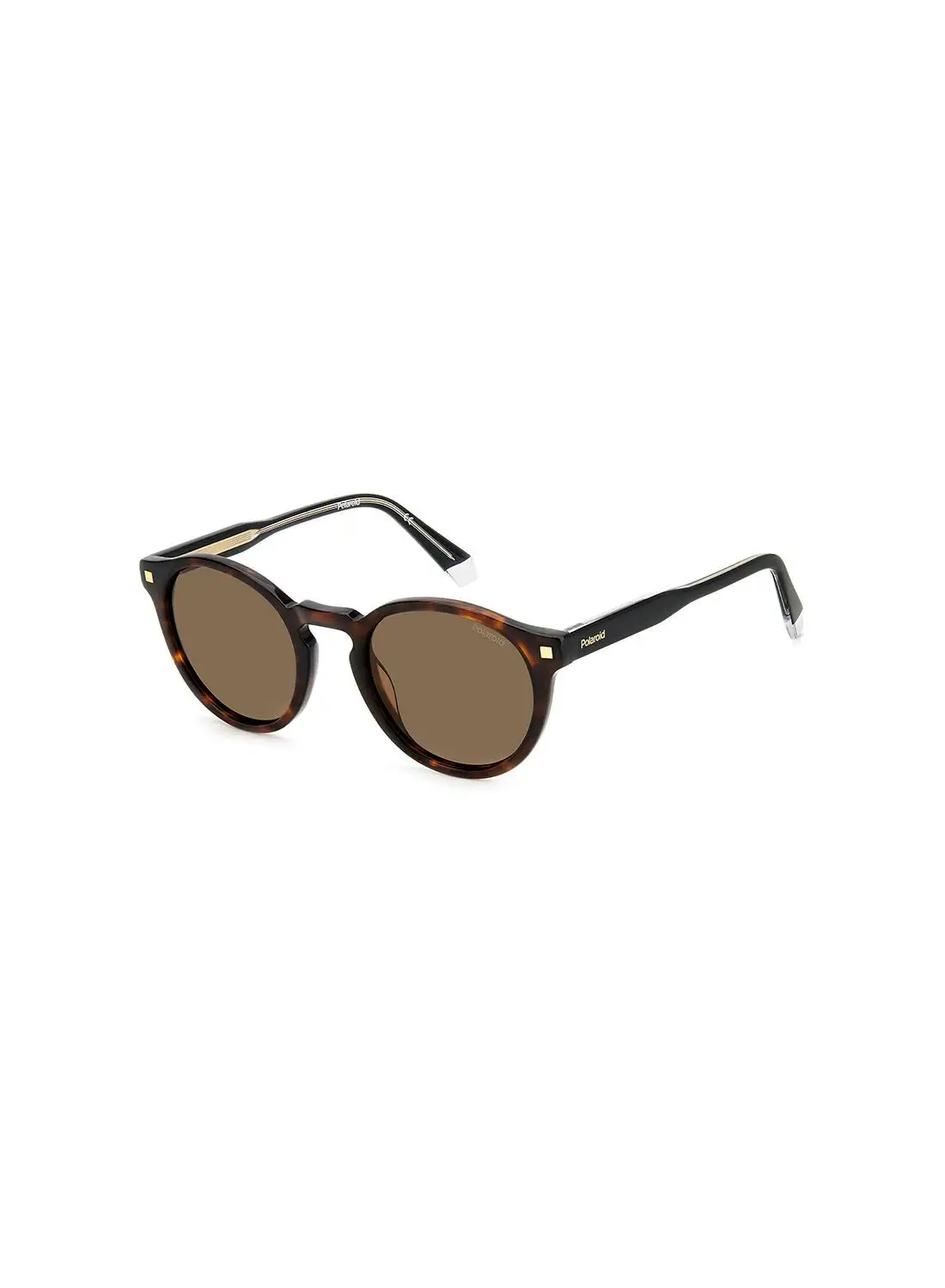 Polaroid Men's UV Protection Round Sunglasses - Pld 4150/S/X Hvn 50 - Lens Size: 50 Mm