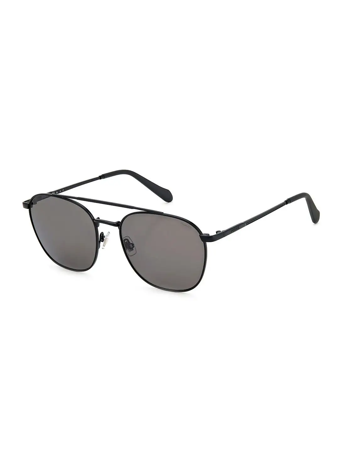 FOSSIL Men's UV Protection Round Sunglasses - Fos 3139/G/S Mtt Black 56 - Lens Size: 56 Mm