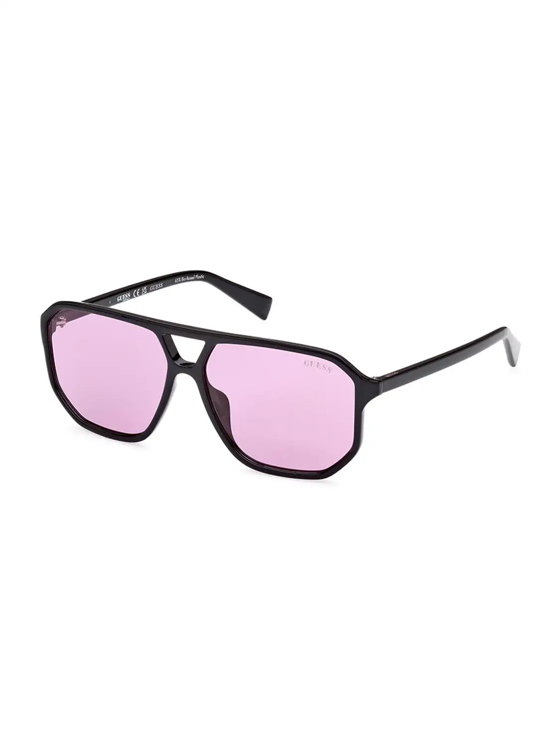 GUESS Unisex UV Protection Navigator Shape Sunglasses - GU827601Y58 - Lens Size: 58 Mm