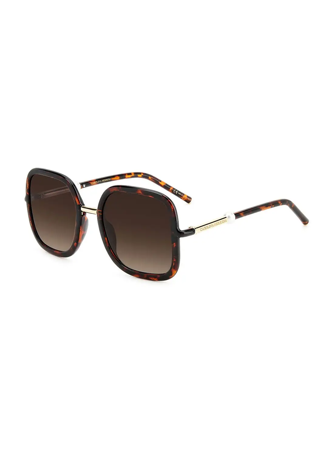 CAROLINA HERRERA Women's UV Protection Square Sunglasses - Her 0078/G/S Hvn 55 - Lens Size: 55 Mm