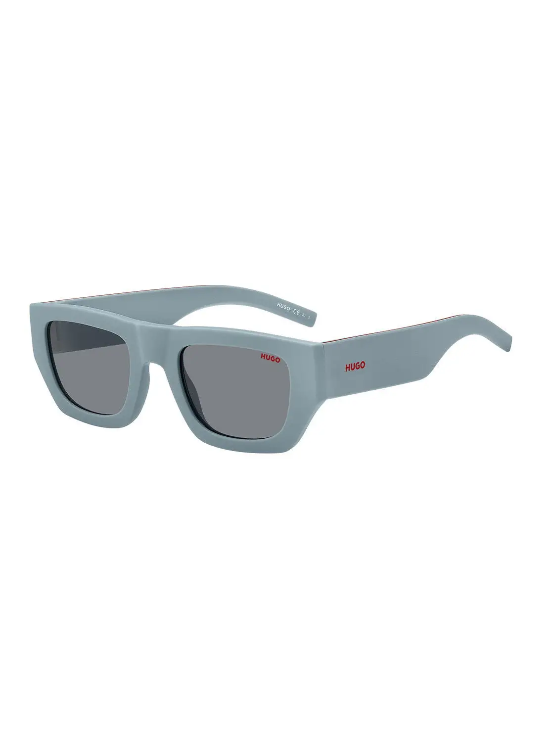 هوغو نظارة شمسية للرجال للحماية من الأشعة فوق البنفسجية - Hg 1252/S Azure 51 - مقاس العدسة: 51 ملم