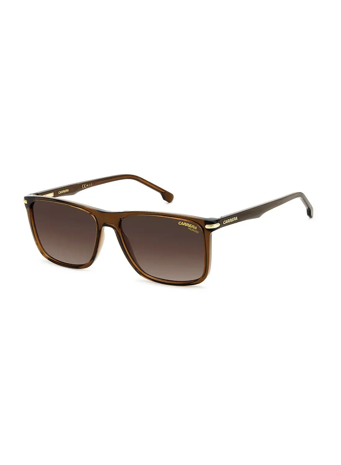 Carrera Men's UV Protection Square Sunglasses - Carrera 298/S Brown 57 - Lens Size: 57 Mm