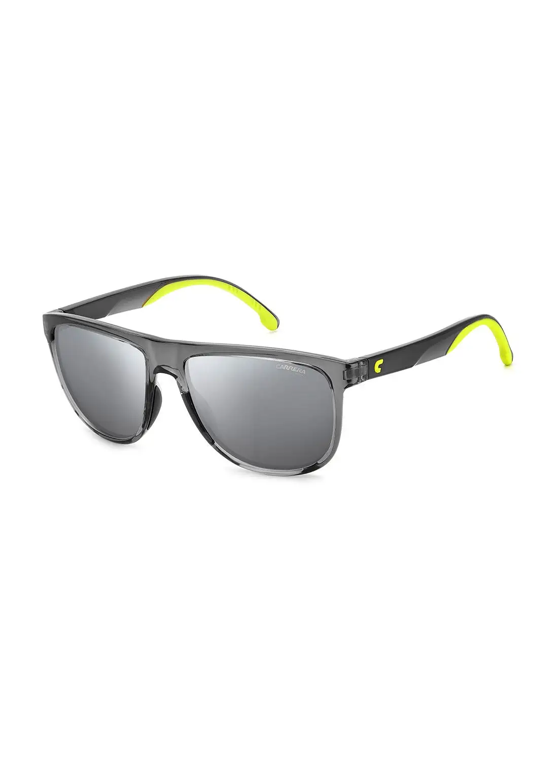 كاريرا نظارة شمسية للرجال للحماية من الأشعة فوق البنفسجية - Carrera 8059/S رمادي/أخضر 58 - مقاس العدسة: 58 ملم