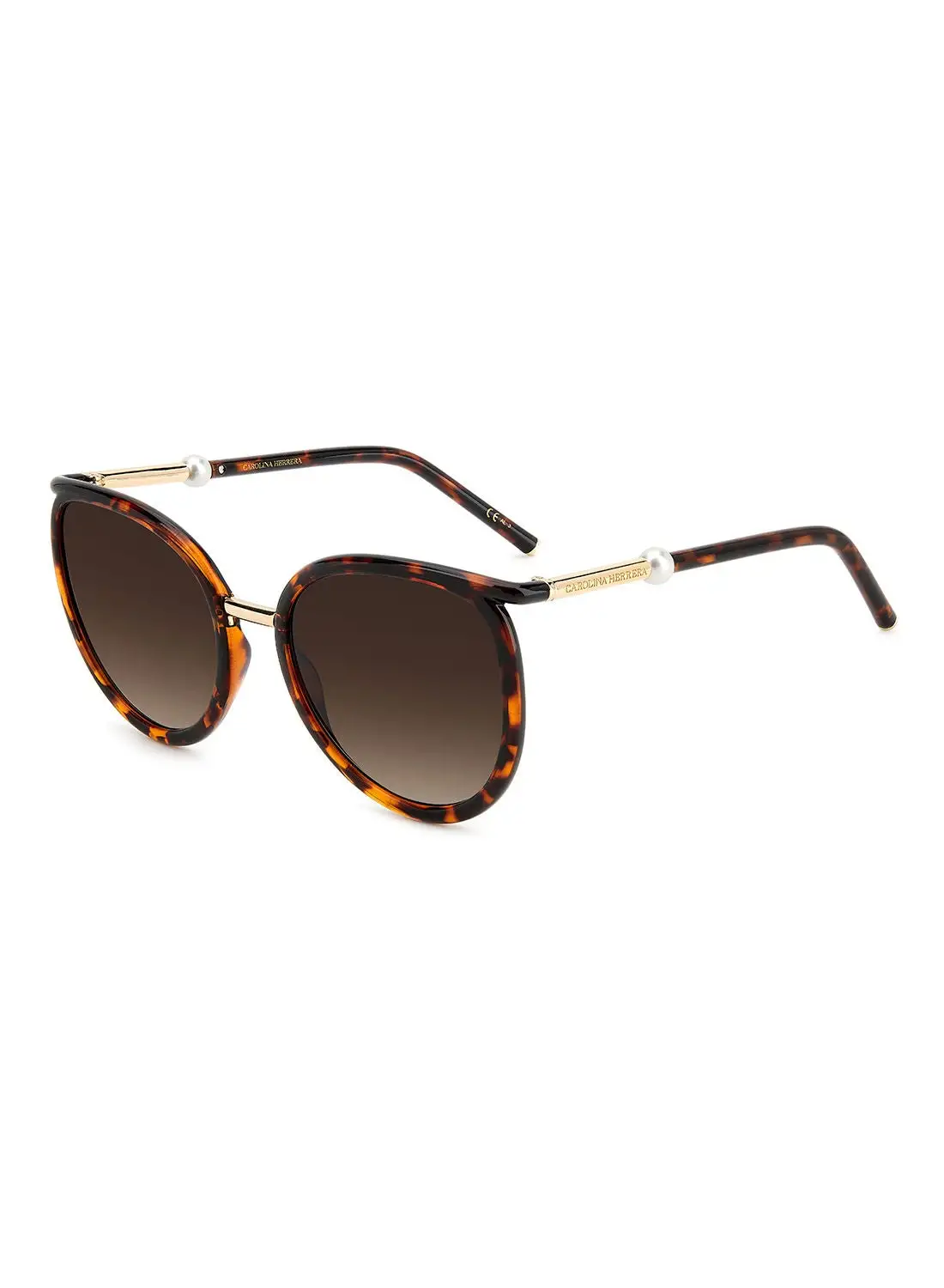 CAROLINA HERRERA Women's UV Protection Round Sunglasses - Her 0077/S Hvn 59 - Lens Size: 59 Mm