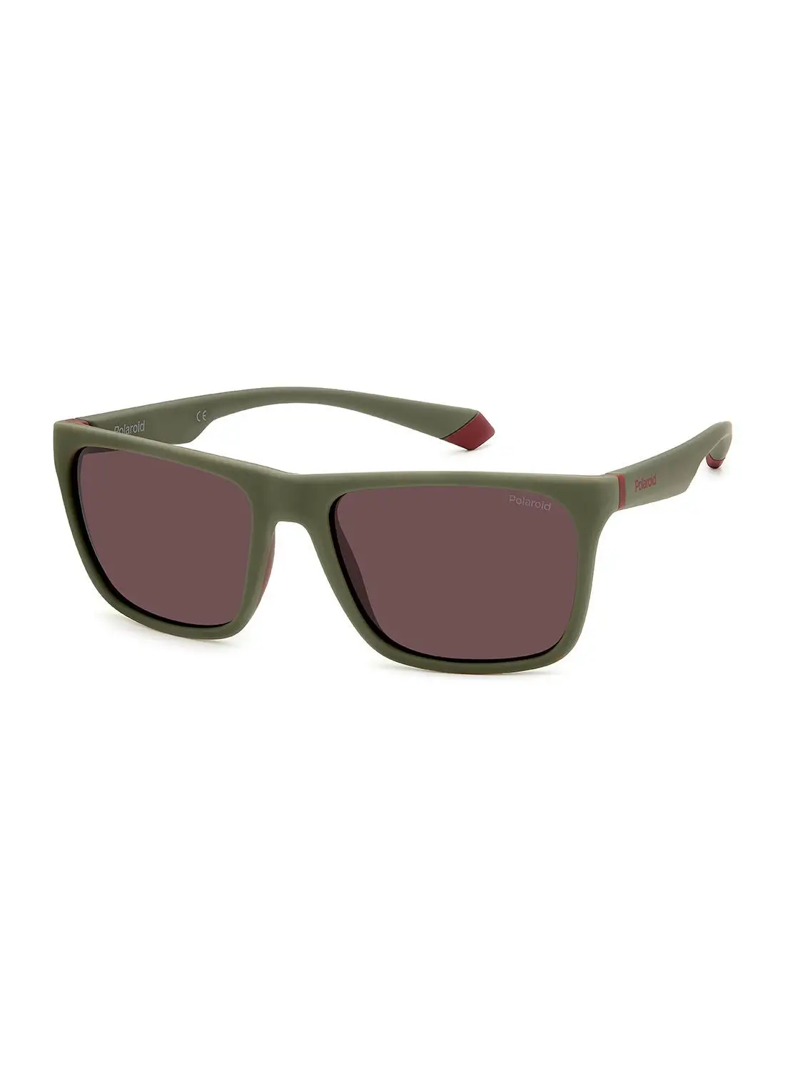 Polaroid Unisex UV Protection Square Sunglasses - Pld 2141/S Mtkhakbur 57 - Lens Size: 57 Mm
