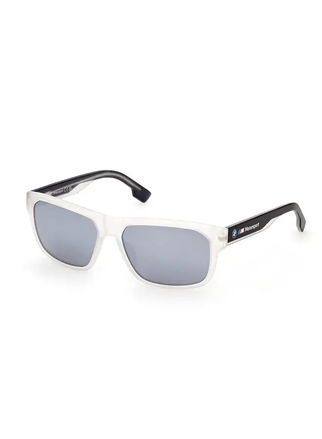 BMW Men's Mirrored Wayfarer Sunglasses - BS001926C59 - Lens Size: 59 Mm