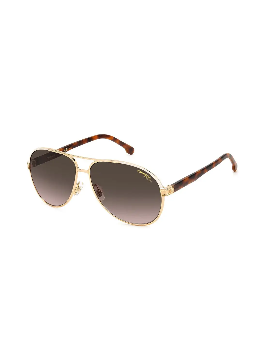 Carrera Unisex UV Protection Pilot Sunglasses - Carrera 1051/S Gold Ivor 61 - Lens Size: 61 Mm