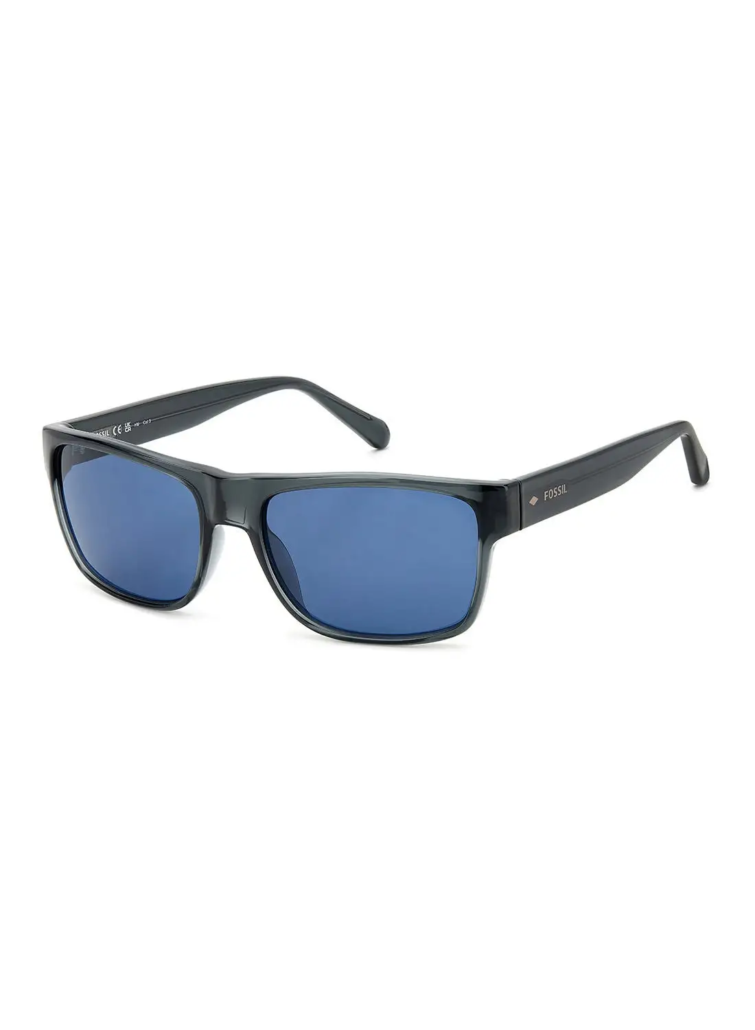 FOSSIL Men's UV Protection Rectangular Sunglasses - Fos 3148/S Grey 58 - Lens Size: 58 Mm