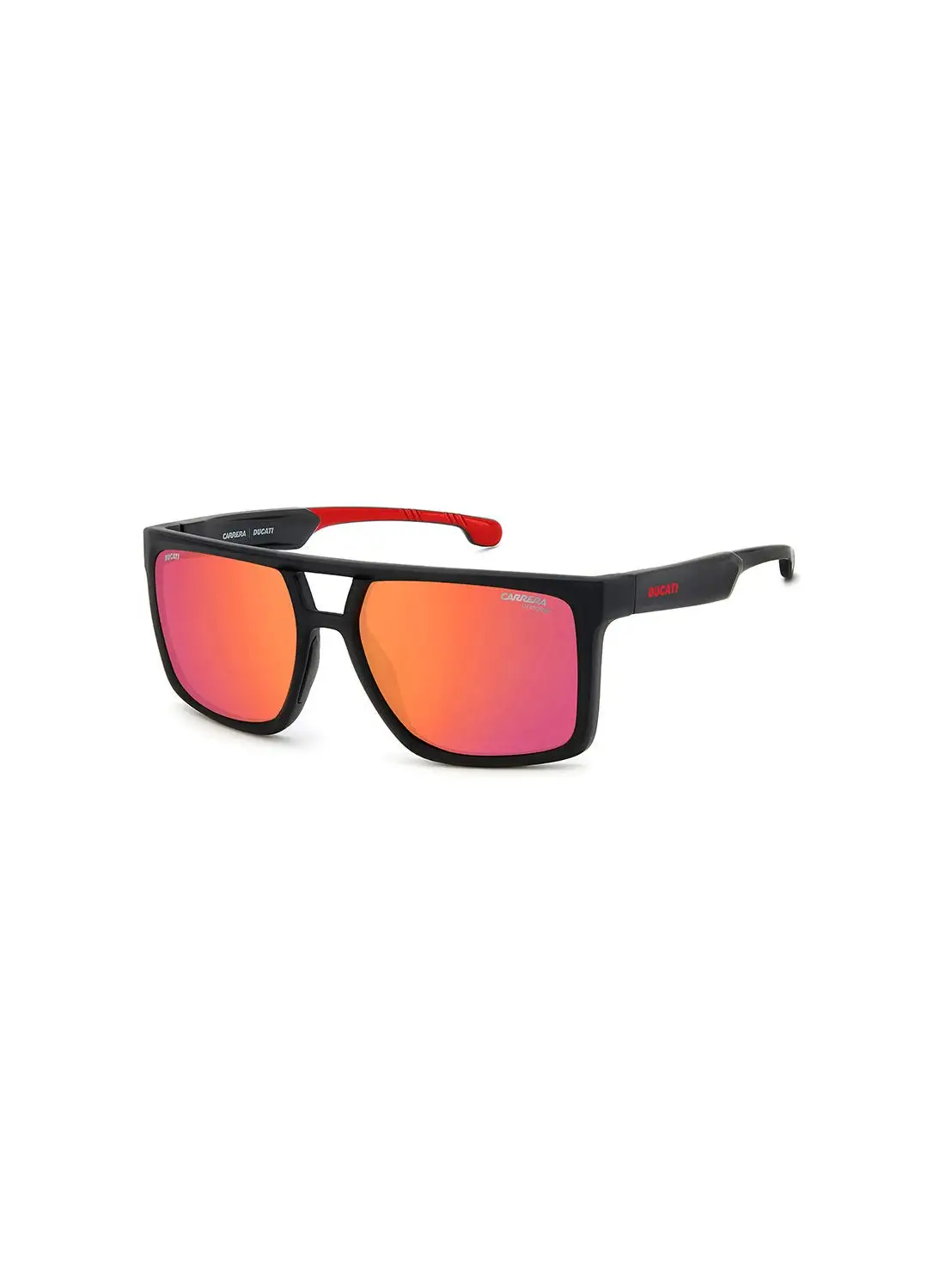 Carrera Men's UV Protection Sunglasses - Carduc 018/S Black Red 58 - Lens Size: 58 Mm