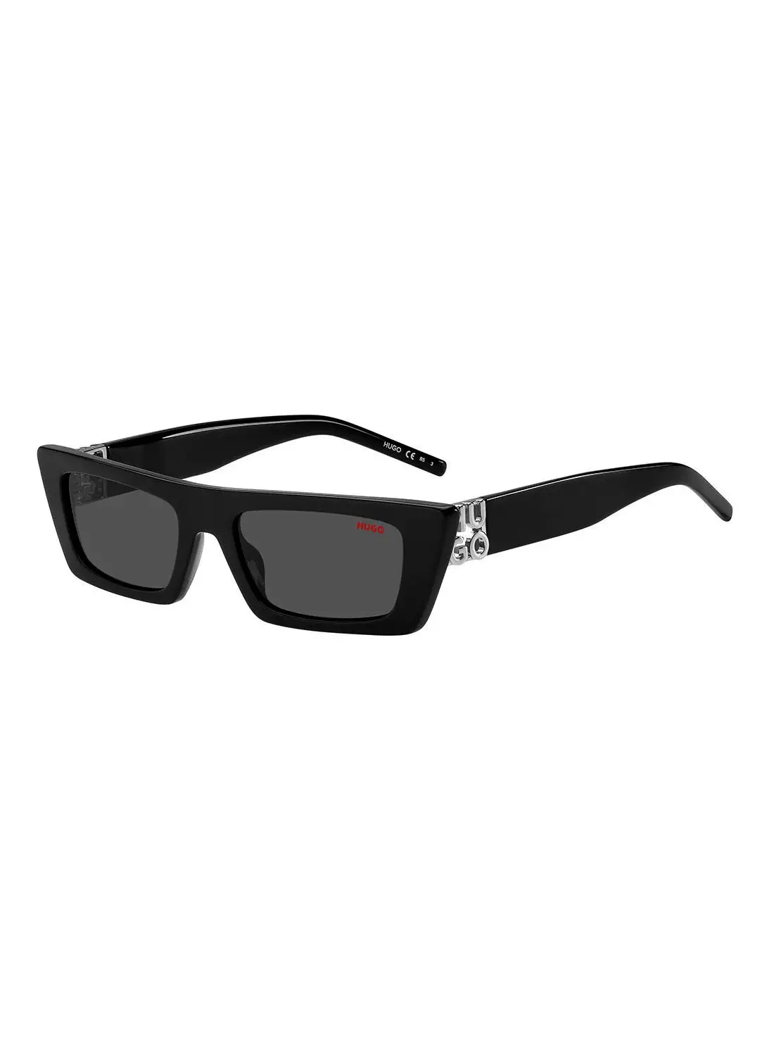هوغو نظارة شمسية للنساء للحماية من الأشعة فوق البنفسجية - Hg 1256/S Black 52 - مقاس العدسة: 52 ملم