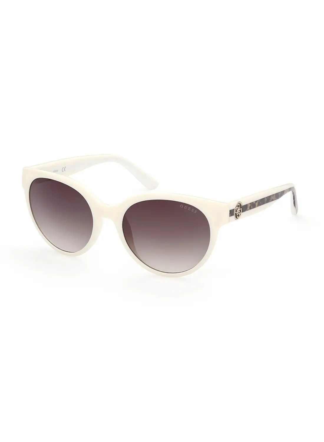 GUESS Women's UV Protection Round Shape Sunglasses - GU782425P55 - Lens Size: 55 Mm