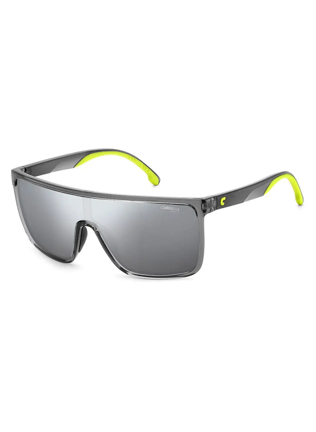 Carrera Unisex UV Protection Sunglasses - Carrera 8060/S Grey/Green 99 - Lens Size: 99 Mm