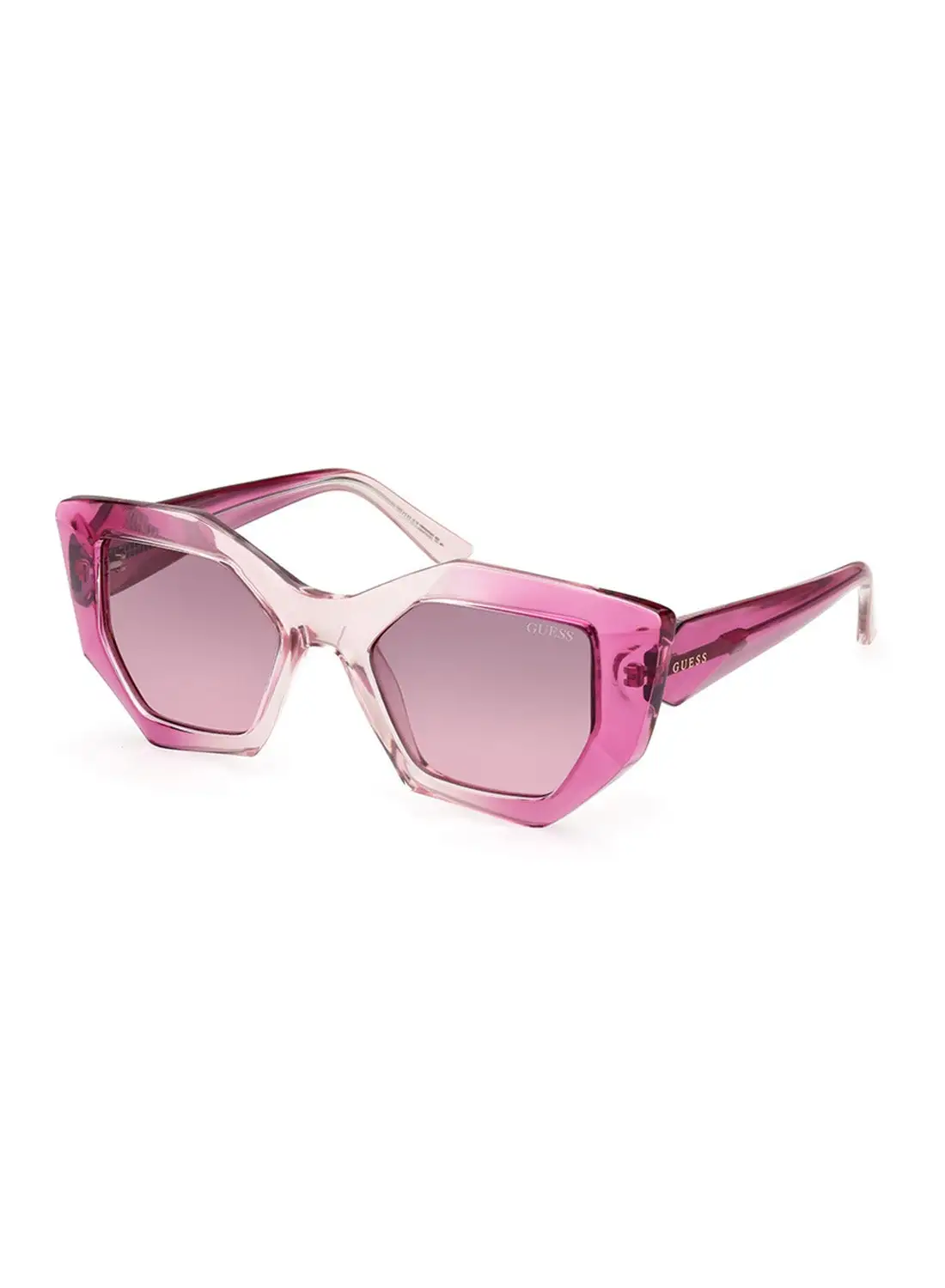 GUESS Women's UV Protection Asymmetrical Shape Sunglasses - GU789777T50 - Lens Size: 50 Mm